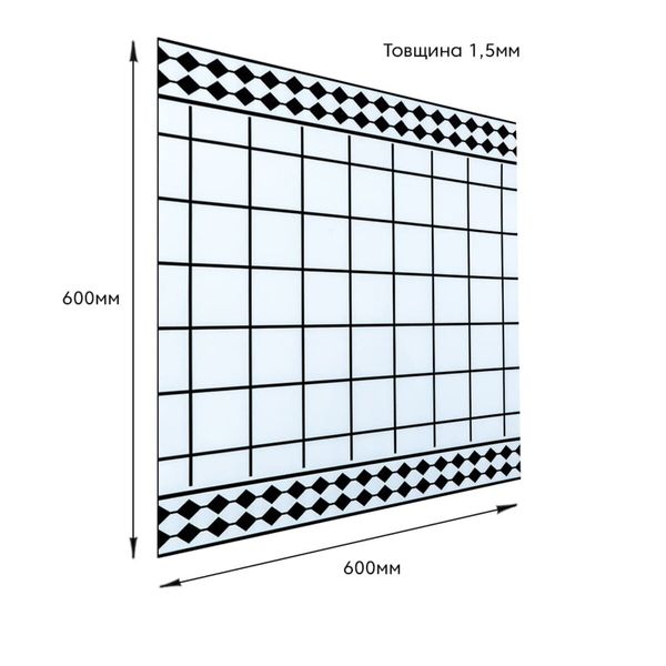 Самоклеюча вінілова плитка 600х600х1,5мм, ціна за 1 шт. (СВП-209) Глянець SW-00000516 SW-00000516 фото