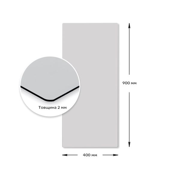 Дзеркало акрилове самоклеюче 400*900мм*2мм SW-00001596 SW-00001596 фото
