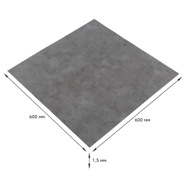 Самоклеюча LVT плитка 600*600*1.5mm (D) SW-00001595 SW-00001595 фото